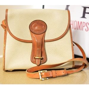 VINTAGE Dooney and Bourke Essex Crossbody Bone Tan